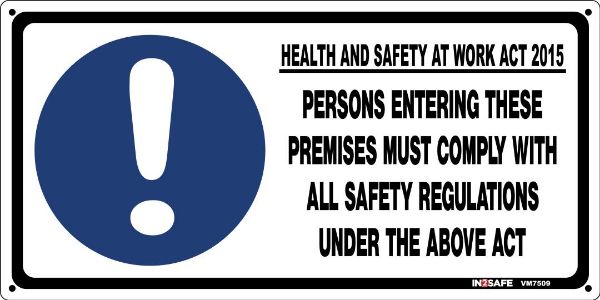 Picture of NOTICE ALL PERSONS ENTERING SIGN 450 X 200 PVC